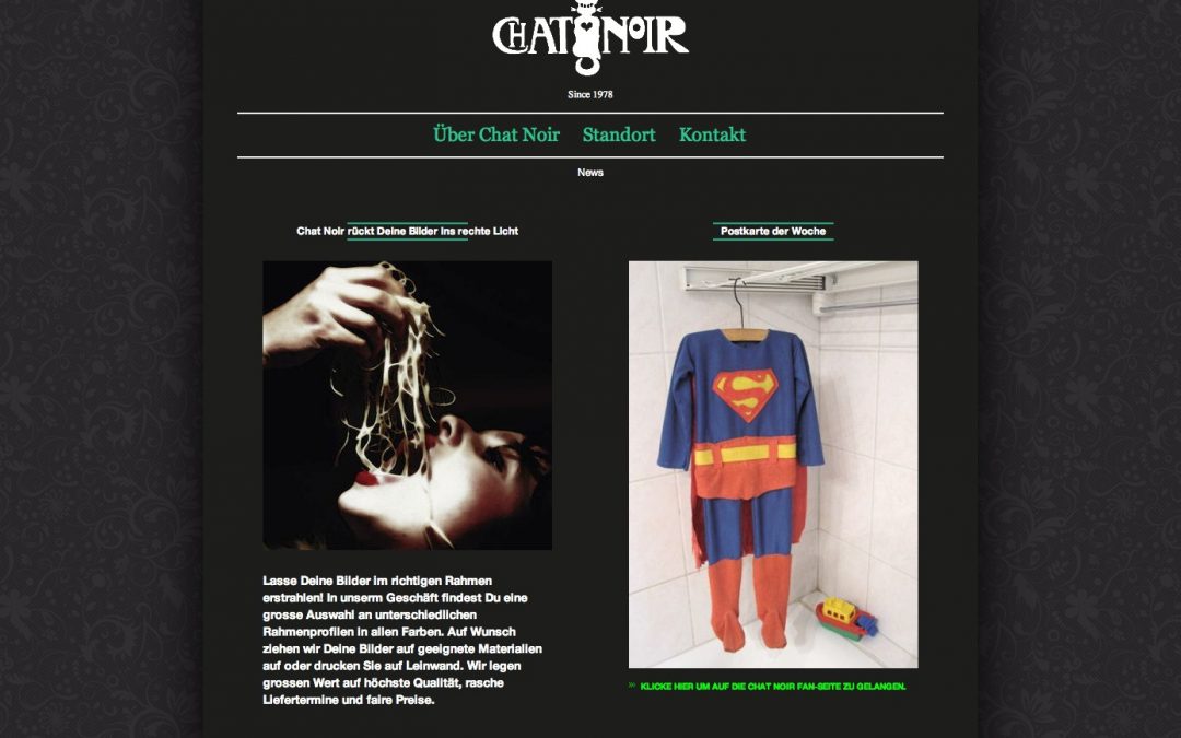 Postkarte der Woche bei Chat Noir Bern