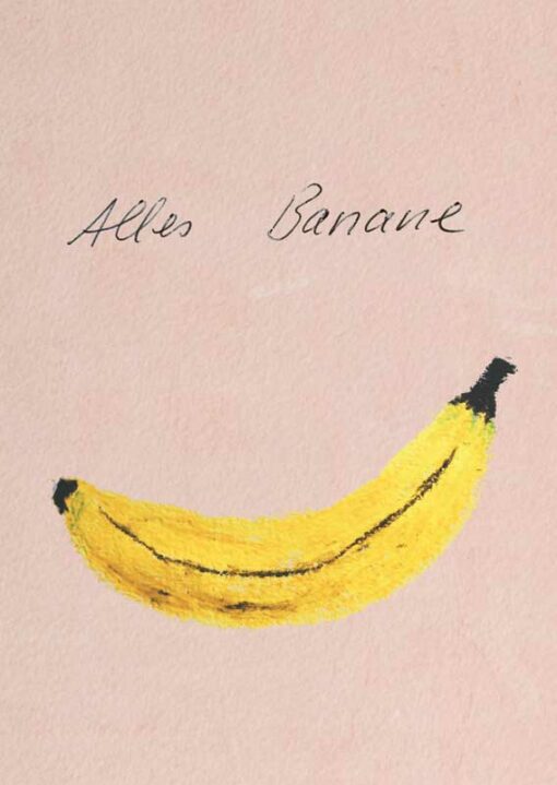 Postkarten Alles Banane 1