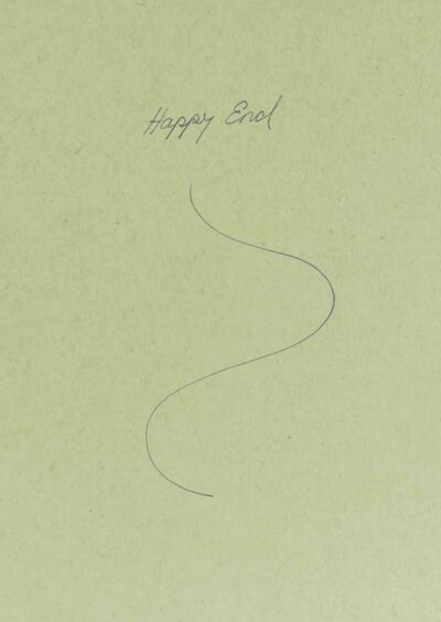 Postkarte Happy End von Irina Lorez