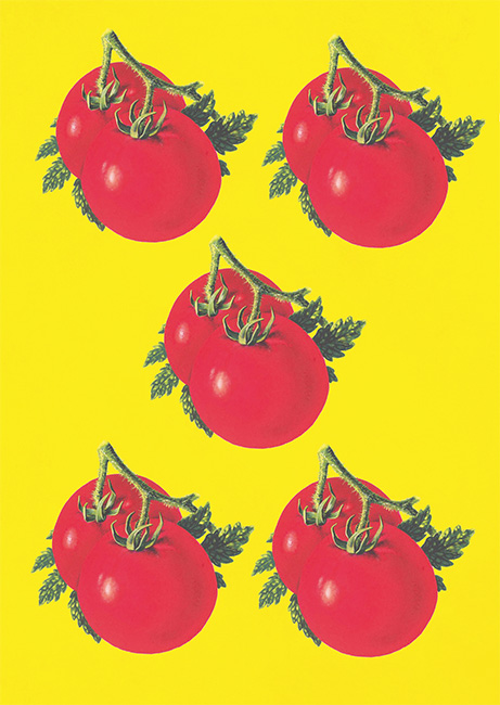 Postkarte - Lotto im Garten Tomaten 1