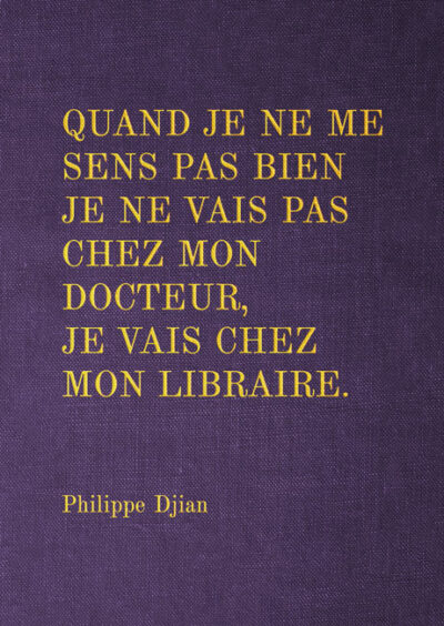 Postkarte Books – Philippe Djian