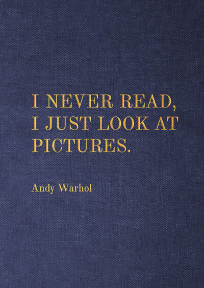 Postkarte Books – Andy Warhol